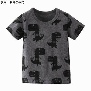 SAILEROAD 2-7 Year Shark Bite Fish Baby Newborn Boys Topwear