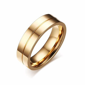 Wedding Bands Ring for Women Men Jewelry Stainless Steel Engagement Ring