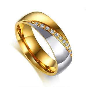 Wedding Bands Ring for Women Men Jewelry Stainless Steel Engagement Ring