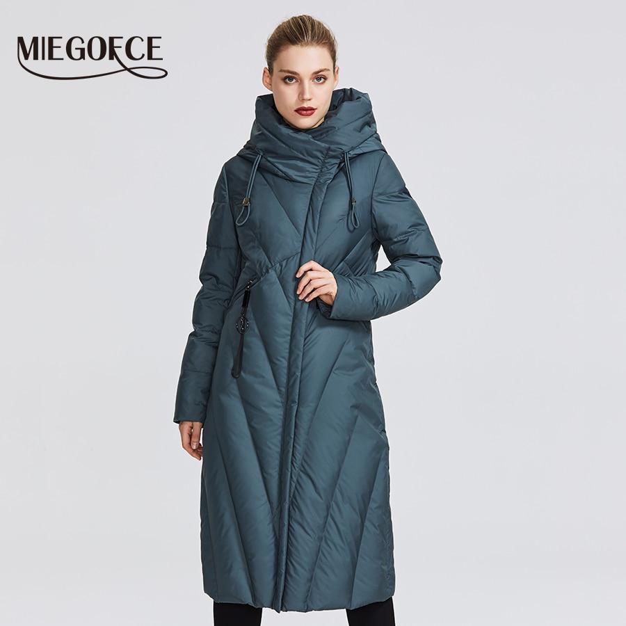 MIEGOFCE 2019 New Collection Women Coat With a Resistant  Windproof Collar Women Parka Very Stylish Women's Winter Jacket