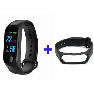 Doolnng M3 Plus Sport Fitness tracker Watch Smartband Smart Bracelet Blood Pressure Heart Rate Monitor Smart band Wristband Men