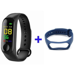 Doolnng M3 Plus Sport Fitness tracker Watch Smartband Smart Bracelet Blood Pressure Heart Rate Monitor Smart band Wristband Men