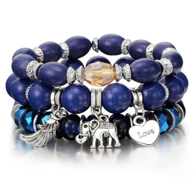 3-4pcs/set Fashion Boho Bracelets & Bangle