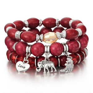 3-4pcs/set Fashion Boho Bracelets & Bangle