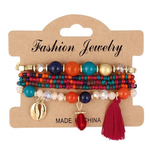 3-4pcs/set Fashion Boho Bracelets & Bangle