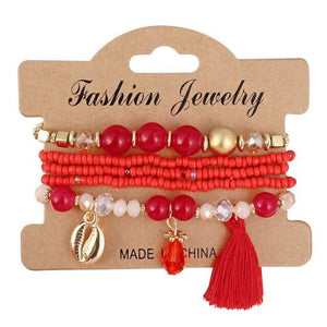 3-4pcs/set Fashion Boho Bracelets & Bangle