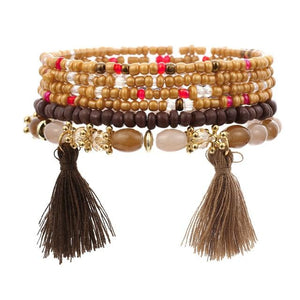 3-4pcs/set Fashion Boho Bracelets & Bangle