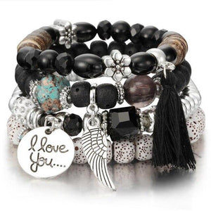 3-4pcs/set Fashion Boho Bracelets & Bangle