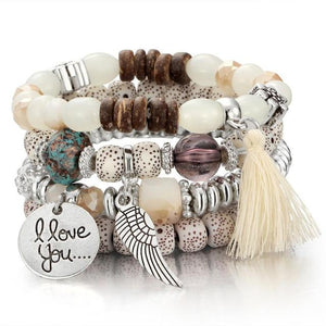 3-4pcs/set Fashion Boho Bracelets & Bangle