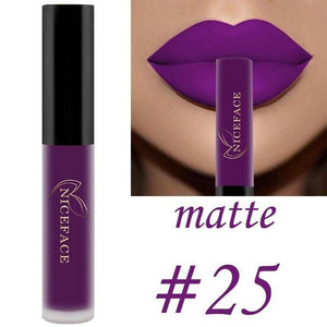 26 color liquid lipstick sexy nude matte liquid lipstick