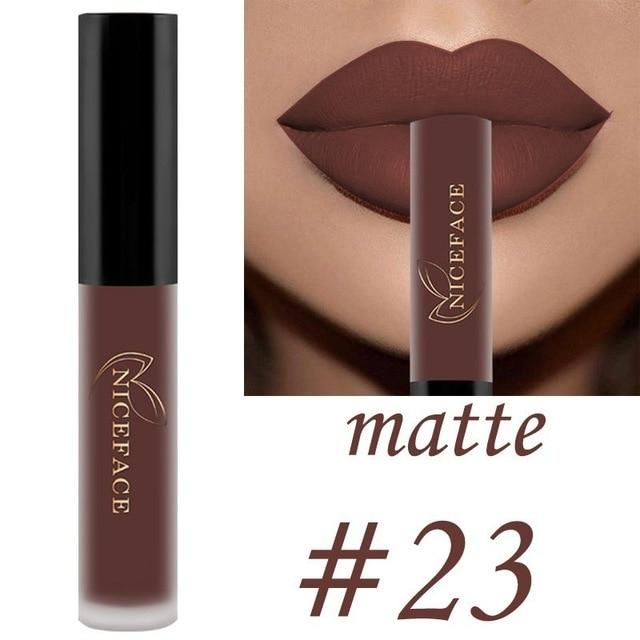 26 color liquid lipstick sexy nude matte liquid lipstick