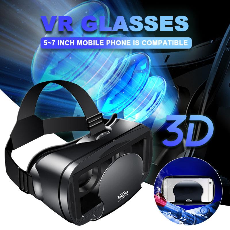 5~7inch VRG Pro 3D VR Glasses Virtual Reality Full Screen Visual Wide-Angle VR Glasses Box For 5 to 7 inch Smartphone Eyeglasses