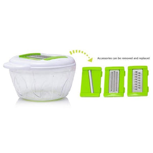 Manual Fruit Vegetable Chopper Hand Pull Food Cutter