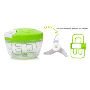 Manual Fruit Vegetable Chopper Hand Pull Food Cutter