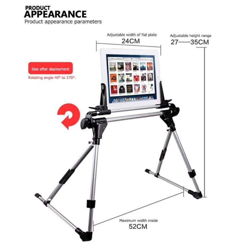 Tablet Stand Phone Holder for xiaomi iphone Adjustable Lazy Bed Floor Desk Tripod Foldable Desktop Mount Bracket for ipad tablet