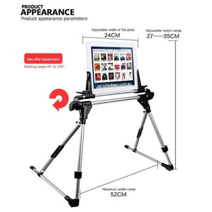 Tablet Stand Phone Holder for xiaomi iphone Adjustable Lazy Bed Floor Desk Tripod Foldable Desktop Mount Bracket for ipad tablet