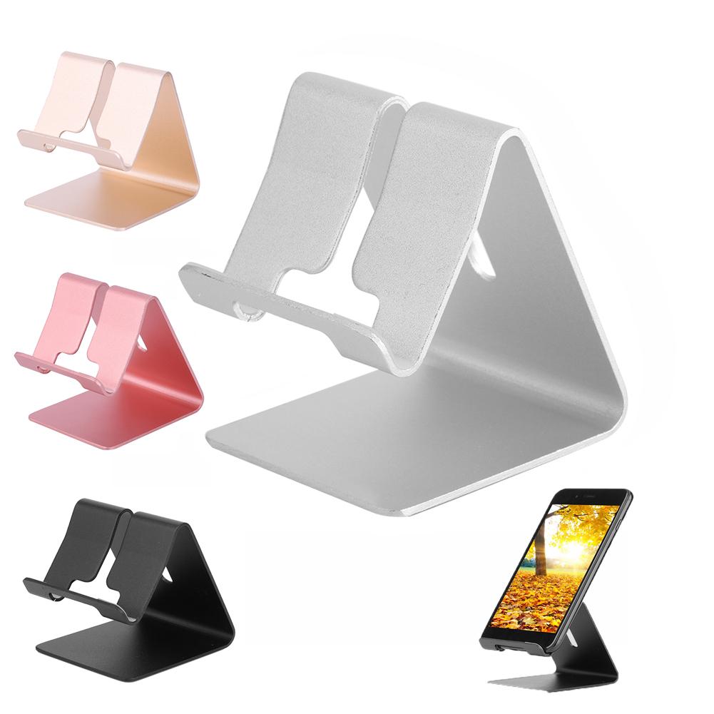 Universal Aluminium Alloy Smart Phone Stand Desk Holder Charge Stand Cradle Mount For iPhone Metal Tablets Stand For ipad Tablet