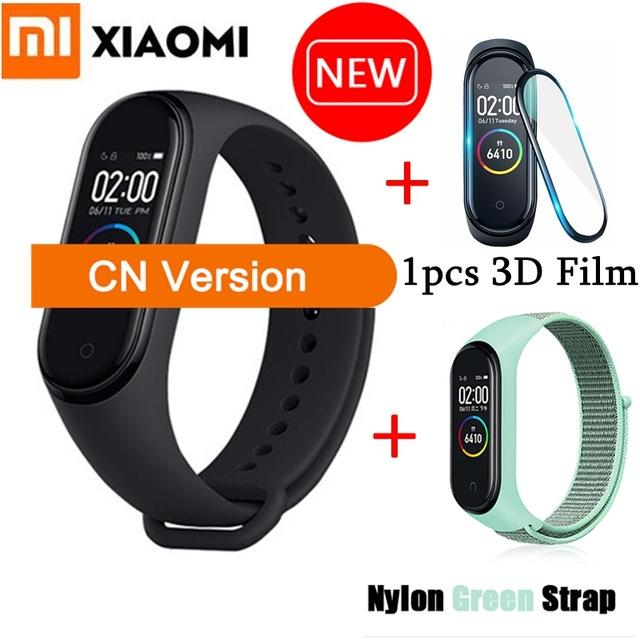 Global Version Xiaomi Mi Band 4 Smart Bracelet 3 Color AMOLED Screen Heart Rate Fitness Bluetooth 5.0 Sport Waterpfoof Wristband