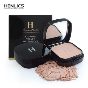 Oil control Face Compact Powder Makeup (translucent) Mineral Finish Setting Powder