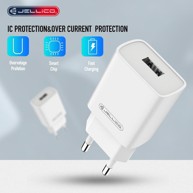 Jellico Quick Charger 3.0 USB Charger Power Wall Adapter for iPhone iPad Samsung Xiaomi Mobile Phones QC3.0 Travel Fast Charger