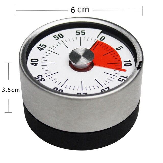 Digital Timer Stainless Steel Run Cooking Alarm Cooking Timer 2 Colors Magnet Kitchen Accessories Consumer Electronics