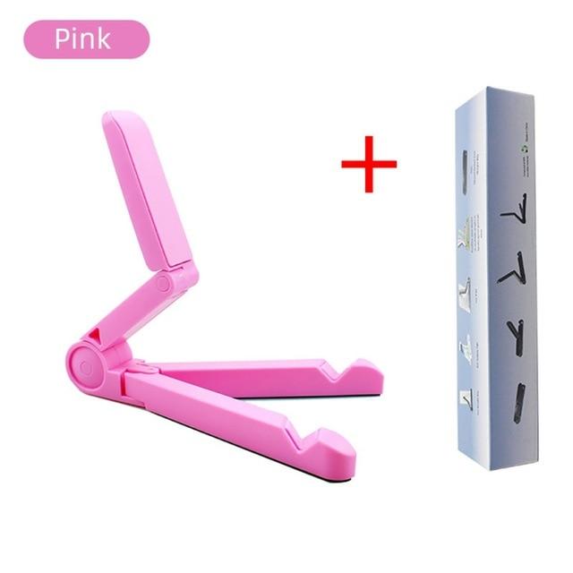 Universal Foldable Phone Tablet Holder Adjustable Desktop Mount Stand Tripod Stable for iPhone iPad Kindle For Xiaomi SamSung