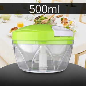 500ml-1.5L High-capacity Multi-function Kitchen Manual Food Processor