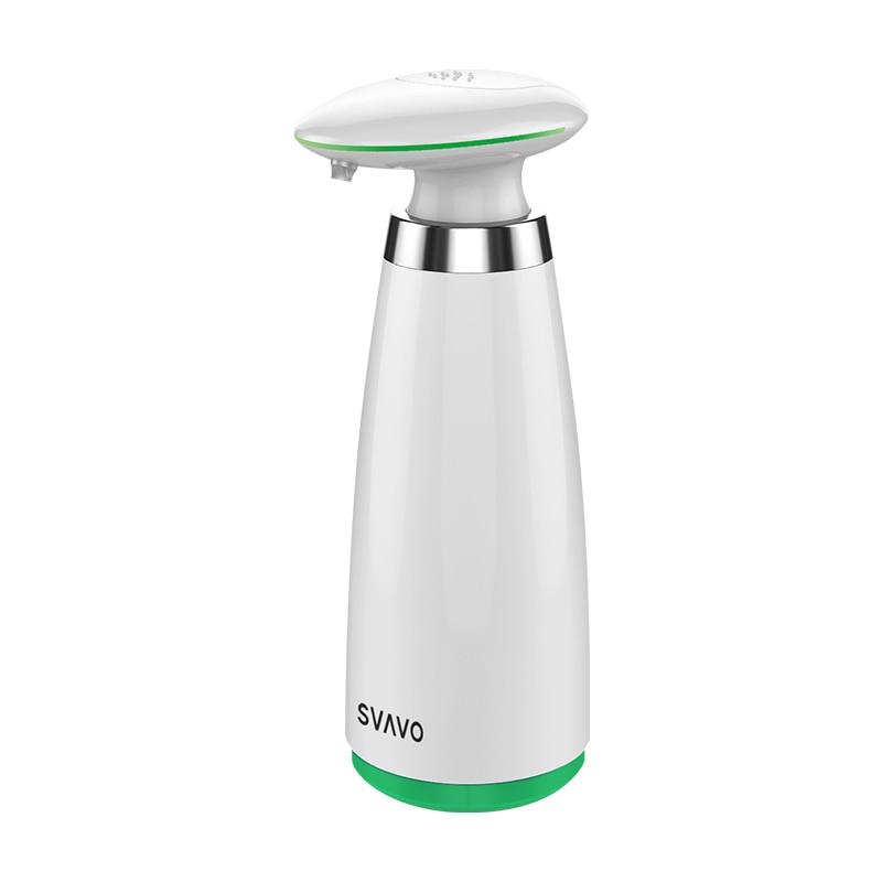 SVAVO Waterproof Countertop Automatic Soap Dispenser Infrared Sensor Liquid Soap Dispenser Shower Gel Dispenser for Bathroom