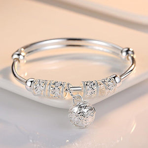 Fashion Silver Charm Artificial Stone Bangle Cuff Bracelet