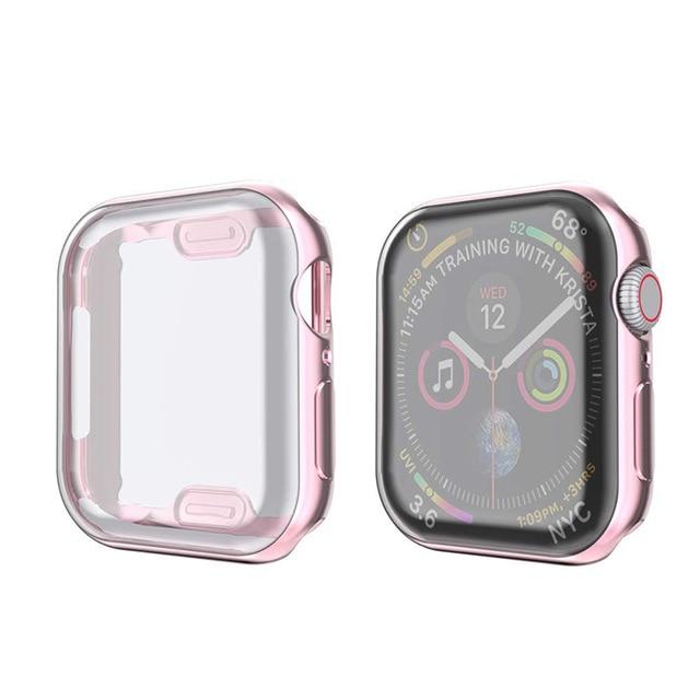 Watch Cover case For Apple Watch series 5 4 3 2 1 bands 42mm 38mm  40mm 44mm Slim TPU case Protector for iWatch 4 3 42mm 38mm