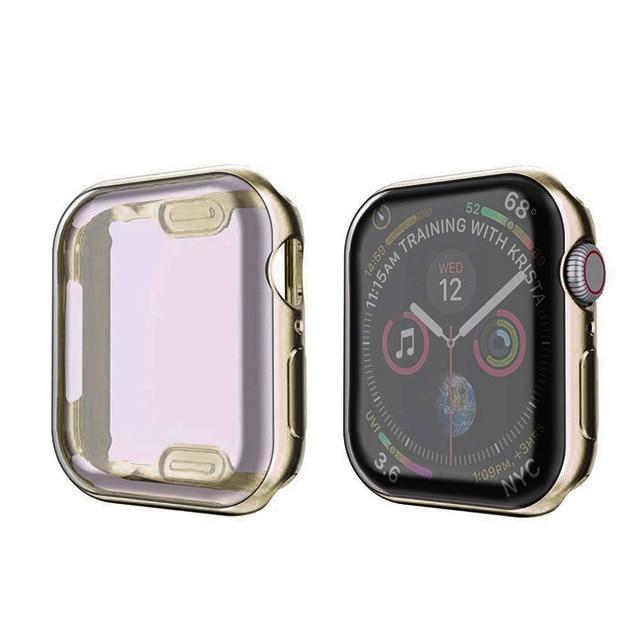 Watch Cover case For Apple Watch series 5 4 3 2 1 bands 42mm 38mm  40mm 44mm Slim TPU case Protector for iWatch 4 3 42mm 38mm