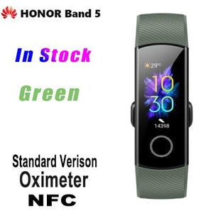 Huawei Honor Band 5 Smart Band Bracelet Wristband Watch Amoled Touch Screen Sport Swimming Heart Rate Blood Oxygen Sleep Tracker