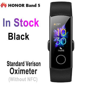 Huawei Honor Band 5 Smart Band Bracelet Wristband Watch Amoled Touch Screen Sport Swimming Heart Rate Blood Oxygen Sleep Tracker