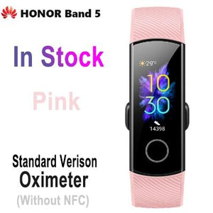 Huawei Honor Band 5 Smart Band Bracelet Wristband Watch Amoled Touch Screen Sport Swimming Heart Rate Blood Oxygen Sleep Tracker