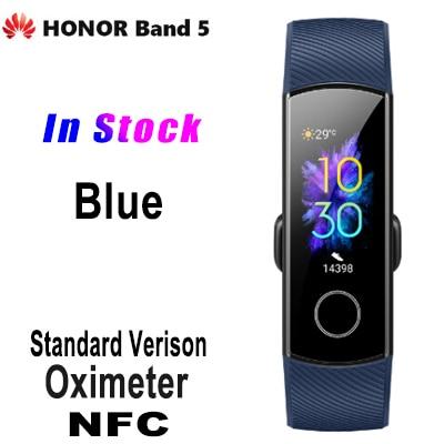 Huawei Honor Band 5 Smart Band Bracelet Wristband Watch Amoled Touch Screen Sport Swimming Heart Rate Blood Oxygen Sleep Tracker