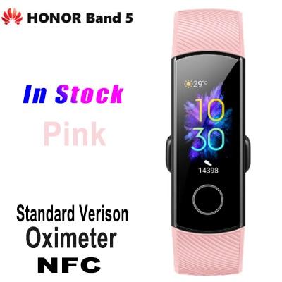 Huawei Honor Band 5 Smart Band Bracelet Wristband Watch Amoled Touch Screen Sport Swimming Heart Rate Blood Oxygen Sleep Tracker