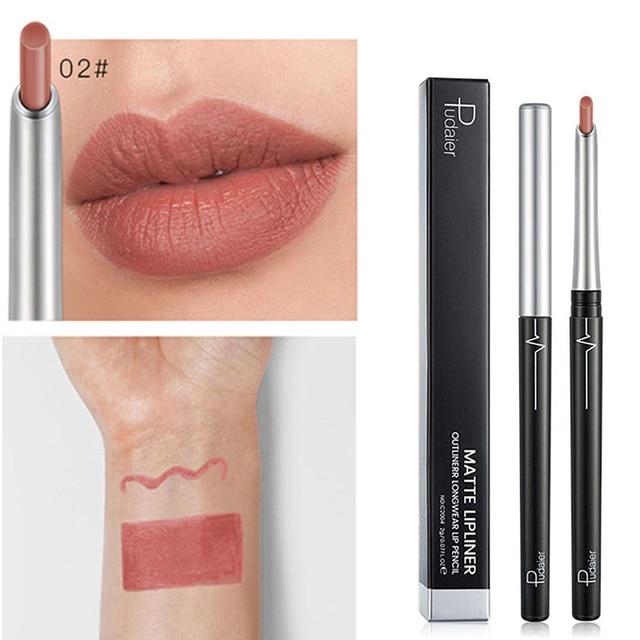 17 Colors Matte Lip Liner Smudge Proof Long Lasting Lip Pencil for Women Makeup SSwell