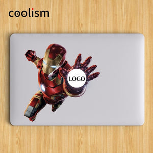 Iron Man Colorful Skin Sticker for Apple Macbook Sticker 13 Pro Air Retina 11 12 15 inch Mac Surface Book Creative Laptop Decal