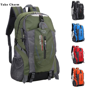 New Men Nylon Travel Backpack Large Capacity Camping Casual Backpack