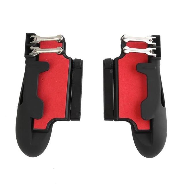 2pcs H11 PUBG Tablet Gamepad Controller for Ipad iPhone Gaming Trigger Fire Button Aim Key Mobile Game Grip Handle Joystick