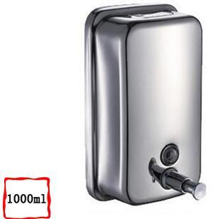 High Quality Wall Mounted Stainless Steel Bathroom&Kitchen Liquid Soap Dispenser 500ml,Free shipping.