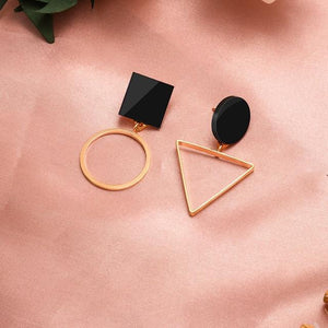 Fashion Round Dangle Drop Korean Earrings For Women