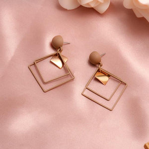 Fashion Round Dangle Drop Korean Earrings For Women