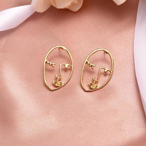 Fashion Round Dangle Drop Korean Earrings For Women