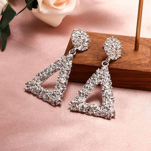 Fashion Round Dangle Drop Korean Earrings For Women