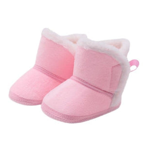 Cute Autumn Winter Infants Shoes Baby Girl Boy Polka Dot Knitting Boots