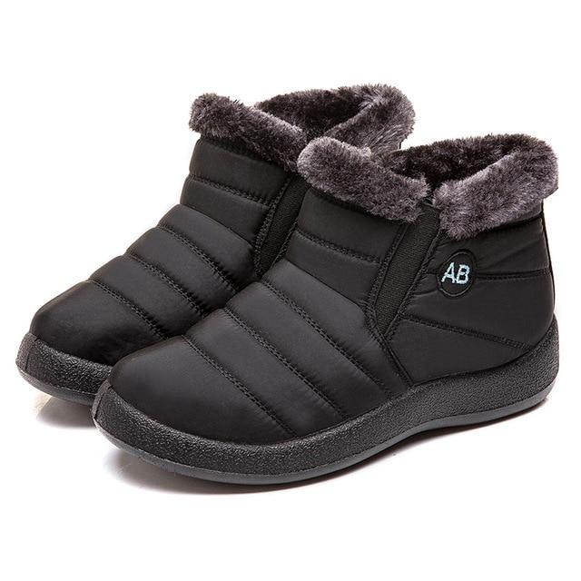 Women Boots 2019 New Waterproof Snow Boots For Winter Shoes