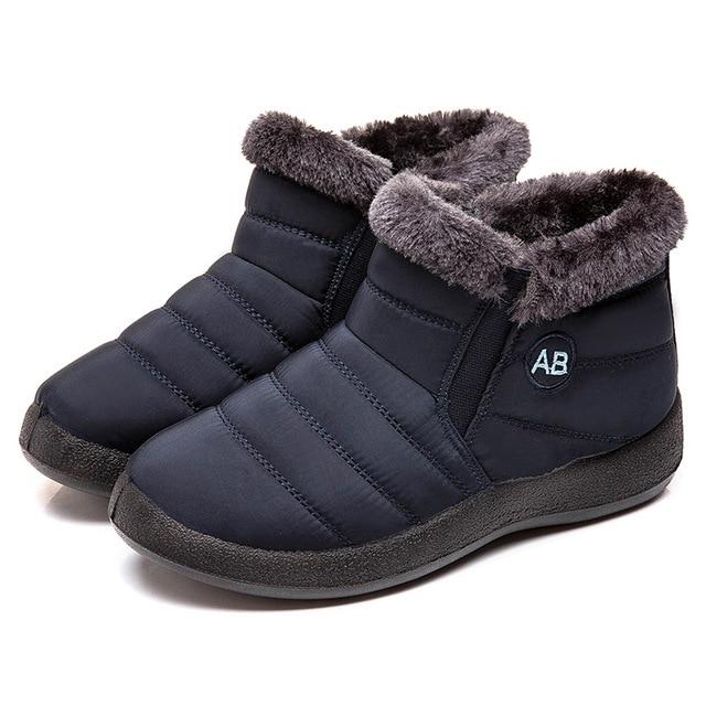 Women Boots 2019 New Waterproof Snow Boots For Winter Shoes