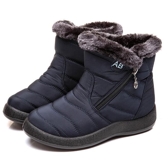 Women Boots 2019 New Waterproof Snow Boots For Winter Shoes