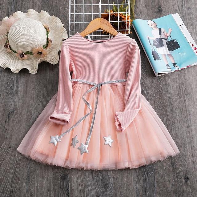 Children Formal Clothes Kids Fluffy Cake Smash Dress Girls Clothes